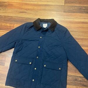 St. John's Bay Men's Dark Blue Quilted Barn / Chore Jacket